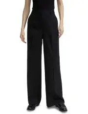 [Oxford] Lydia Wool Stretch Suit Pants in Black