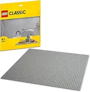 LEGO Classic Grey Building Plate, Building & Construction Kids Toy for 4+ Year Old Boys and Girls, Baseplate for Bricks and Blocks, Model Building and Display 11024