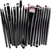 Set of 20 PCS Makeup Brush Kit for Foundation Liquid Blending Powder Eyeshadow Blush Cosmetics Concealer Brushes with Soft & Dense Bristles Assorted Color 7