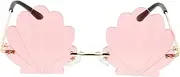 [VERDANVERSE] 1Pc Conch Design Party Sunglasses Fashionable Eyewear Photo Prop for Lightweight and Safe for Prom and Year Celebrations with Unique Shell