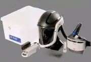 3M Versaflo TRM-306C Battery Powered Air Full Face Respirator + Hard Hat