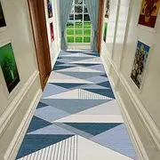 Runner Rugs, Hallway Long Carpet Washable Non-Slip Floor Mat - Width 60cm 80cm 100cm 120cm Kitchen Hall Stairs Narrow Runner Rug with Non Slip Backing,1m x 6m