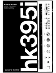 Harman Kardon HK395i Receiver Owners Manual