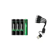 COAST USB-C Charging Rechargeable AAA Batteries - 4 Pack COAZXAAA