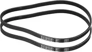 uxcell 2pcs 190J4 Poly V Belt, 4 Ribs PJ V-Ribbed Belt 19" L x 0.37" W x 0.14" T, EPDM Poly V Belt, Multi Wedge Micro V Serpentine Belt