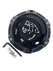 Panther Off-Road Wheel Center Cap Gloss Black # OR-VD-PANTHER + SCREWS