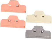 DOITOOL 4pcs Versatile Sealing Clips Multi Purpose Airtight Food Storage and DIY Tools for Paintings and Cross Stitch Accessories Compact and Durable Design for Craft Projects