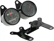 12V Cycle 13000 RPM Tachometer Km/h ometer Dual Odometer Gauge with Backlight Signal Lights