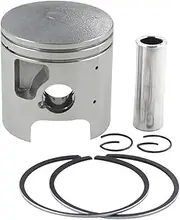 Motorcycle Engine Piston Rings Kit Bore STD ~ +100 Size 56mm ~ 57mm For KDX125 1990-1999(1Set 56.5mm)