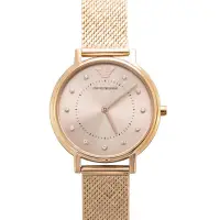 在飛比找蝦皮購物優惠-Emporio Armani自信美學時尚腕錶-玫瑰金