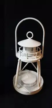White Mini Lighthouse Lantern Beach Wedding Table Decor Party Favors MW30024