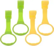Toddmomy 4Pcs Baby Play Gym Baby Crib Pull Ring Baby Bed Stand up Rings Nurse...