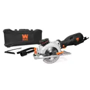 WEN Circular Saw 4-1/2 in. Beveling 5 Amp Compact Laser Guide Carrying Case