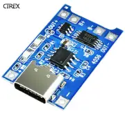 1/2/5 TP4056 5V 1A 18650 Type C USB Lithium Battery Charger Module Protected
