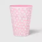 12oz Melamine Floral Cup Pink