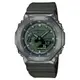 送禮首選★CASIO卡西歐 G-SHOCK 沉穩灰綠 金屬錶殼 八角形錶殼 GM-2100B-3A_44.4mm 附提袋【全館滿額折價★跨店APP下單最高20%點數回饋】