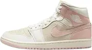 [Nike] Womens WMNS Air Jordan 1 Mid Se Running Shoe, COCONUT MILK/LEGEND PINK-SAIL, 4 UK (6.5 US)