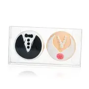 PCS 4.17" x 2.16" x 1.37" Macaron Boxes for 2 Mini Treat 4.17"x2.16"x1.37" 50