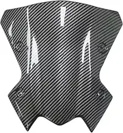 Extension Spoiler Motorcycle Windscreen for Kawasaki Z900 2020-2022 2023 Front Plastic Wind Shield Screen Deflectors Carbon Fiber Look Windscreen Spoiler(Carbon Fiber Look)