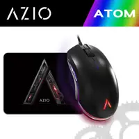 在飛比找PChome24h購物優惠-AZIO ATOM RGB炫彩光弧電競滑鼠