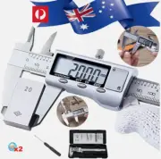 Stainless Steel Vernier Electronic Digital LCD Caliper Micrometer 6 Inch/150MM