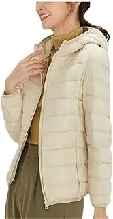 [Jegsnoe] Matt Fabric Lightweight Women Down Coat Warm Windbreaker Parka Women's Down Jacket
