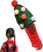 Christmas Hair Band,Festival Spiral Hair Ties | Elastic Ponytail Holders, Holiday Hair Accessories Telephone Wire Hair Tie for Thick or Thinning Hair