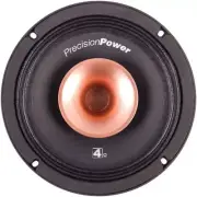 (2) PRECISION POWER PM2.654 6.5" 225W PRO AUDIO 2WAY HORN TWEETERS LOUD SPEAKERS