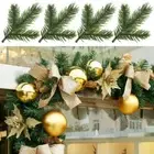 Xmas Tree Decoration Fake Cypress Leaf Pine Needles Branch Artificial Plants