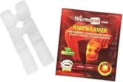 [Thermopad] Knee Warmers – The Original: Pack of 4 for up to 8 Hours of Warmth on the Knee I Stretch Bands + Velcro Closure I Air-Activated