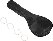ERINGOGO 1 Set Oxford Cloth Mandolin Backpack with Smooth Zipper Durable Carry Bag for Mandolin Strings for and Storage
