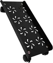 GANAZONO Movable Computer Tower Holder with Casters Sturdy Stand for Easy Movement Cleaning Compatible with Tower Simple Design Practical Construction