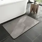 -Bath Mat-Rubber Backing Non Slipthin Bathroom Rugs Fit under Door- Quick Dry Ab