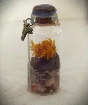 HEALTH HEAL Charm/Spell/Intention Jar Crystals Herbs Wicca Druid Folklore Remedy