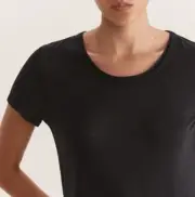 SABA Antonia Tee XXS Black BNWT Free Postage