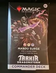 MTG Tarkir Dragonstorm Commander Deck Mardu Surge NEW Magic The Gathering Sealed
