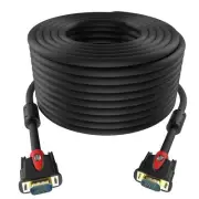 Vga To Vga Cable Hd15 Monitor Cable With Ferrites Male To Male100 Feet
