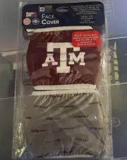 Texas A&M Aggies Foco Face Masks, Pack Of 2, NWT