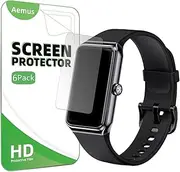 Aemus Screen Protector For C82 Fitness Tracker 1.47" (6 Pack) Clear TPU Soft Film Compatible for ST-CARE, Auxiou Fitness Tracker