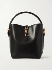 [SAINT LAURENT] SAINT LAURENT - Le 37 Small Leather Bucket Bag - Black - One size One size Black