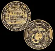 2025 Marine Corps Challenge Coin for 250th Anniversary Birthday Ball