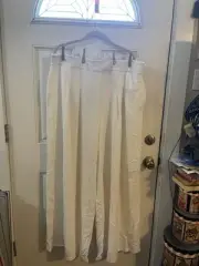 Doris/Dietrich trousers white size 4X pin upgirlclothing Laura Byrnes NWT