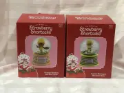 (2) The World Of Strawberry Shortcake Mini Snow Globes ~ Orange Blossom & Lemon