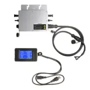 600W MPPT Solar Grid Tie Inverter Waterproof Pure Sine Wave DC22-50V LCD Display