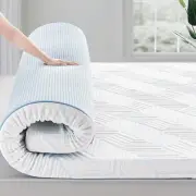 BedStory 4 Inch Memory Foam Mattress Topper Twin, Gel & Copper Infused Bed To...
