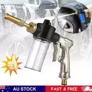 High Pressure Car Foam Gun Wash Washer Lance Soap Spray Bottle Hose Pipe Tool DS