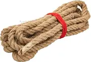 Natural Jute Rope 1/2 inch 20 feet, Twisted Manila Rope Hemp Rope Sisal Rope for Cat Scratching Post, Camping, Crafts, Tug of War, Railings Decorate, Hanging, Hammock, DIY Projects