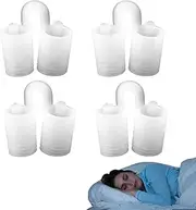 Nasal Expander For Nose Breathing | Nose Tubes For Breathing,Hollow Silicone Stop Snoring Nose Vents, Healthy Sleeping Helper, Home Sleep Aid