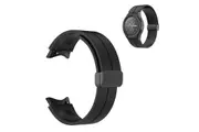 Magnetic Silicone Band Strap For Samsung Galaxy Watch 4 5 6 Pro-Black