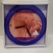 Pamela Anderson Purple 7" Novelty Wall/Desk Clock. Brand New.. Baywatch, Playboy